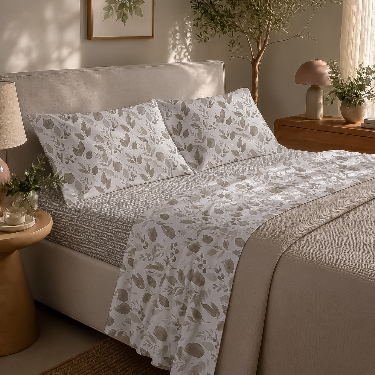 COMPLETO LETTO FOGLIE - immagine 5